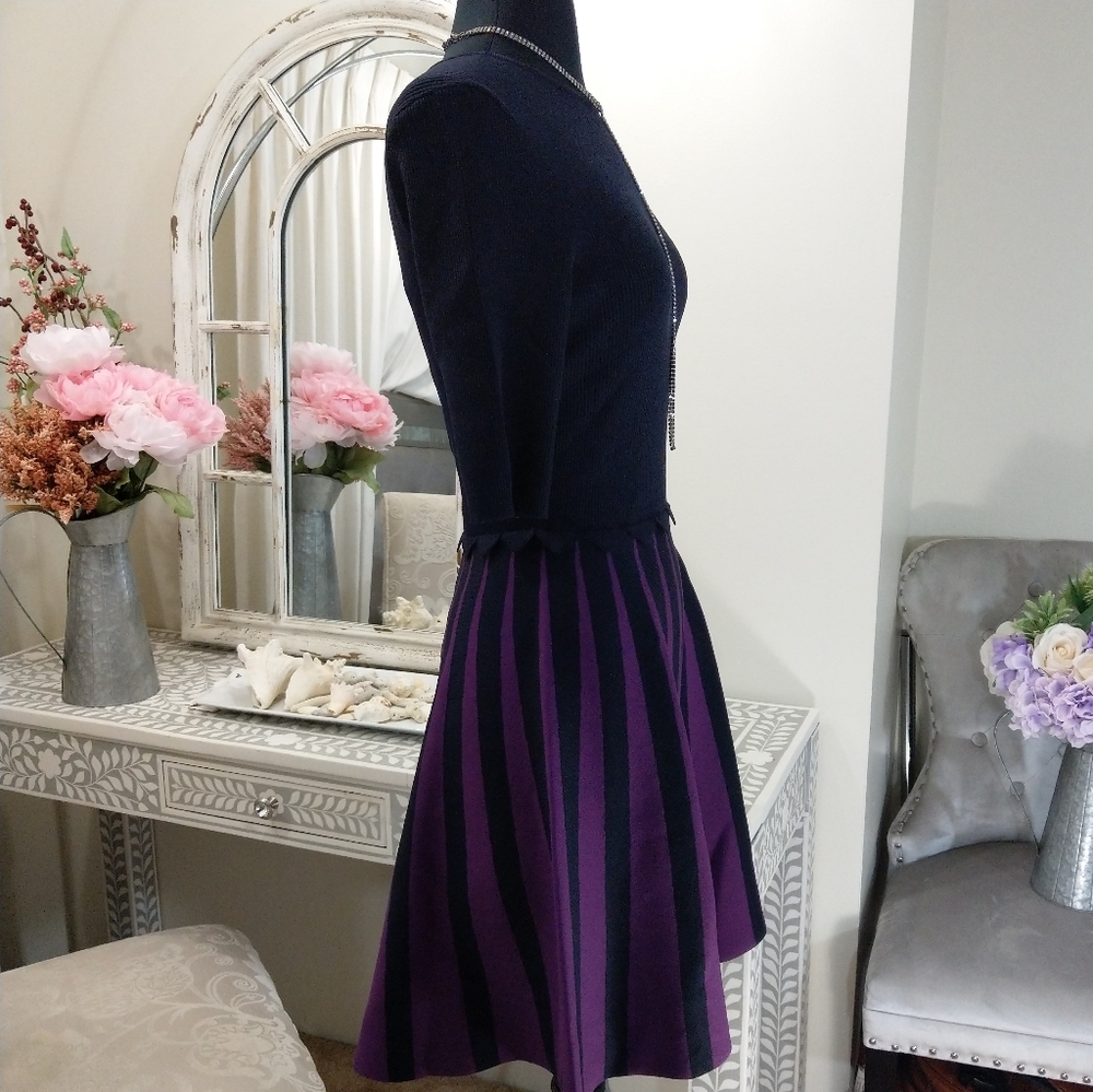 🔥LAST 1🔥NWT TED BAKER KNIT SKATER DRESS - Picture 6 of 10
